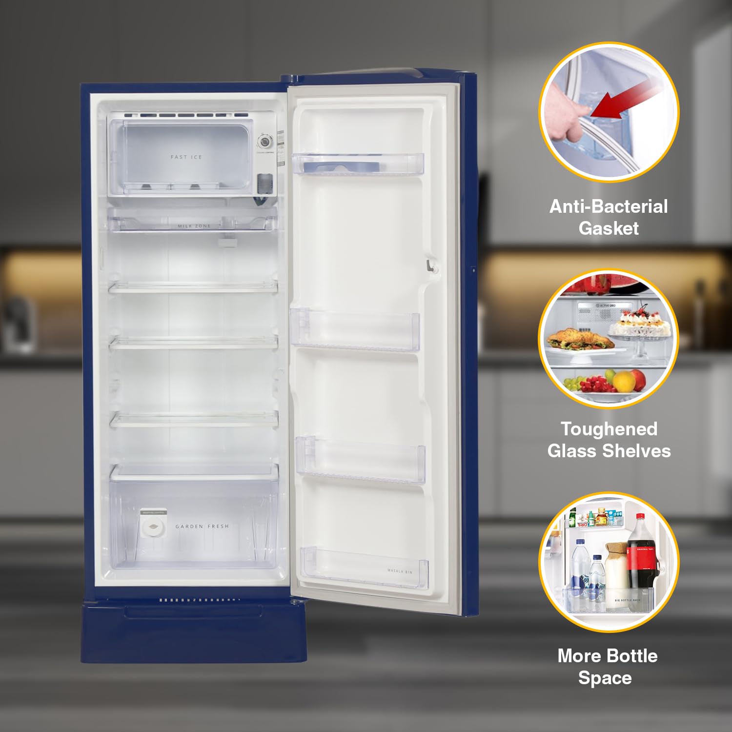 Whirlpool 207 L 5 Star Icemagic Pro Inverter Direct-Cool Single Door Refrigerator (230 IMPRO ROY 5S) – High Efficiency with Fast Ice Making